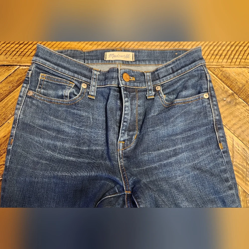 Madewell High Riser Skinny Jeans Dark Wash Size 26